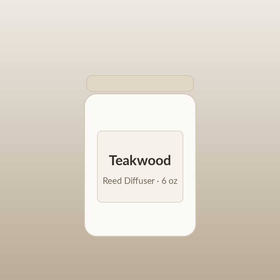 Teakwood Reed Diffuser
